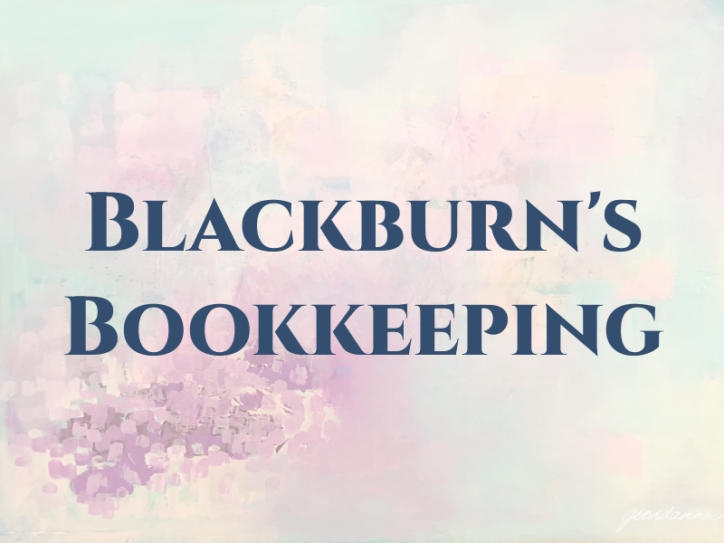 Blackburn's Bookkeeping