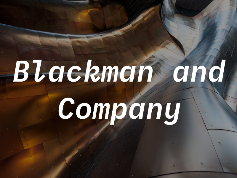 Blackman and Company