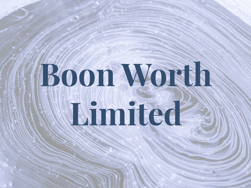 Boon and Worth Limited