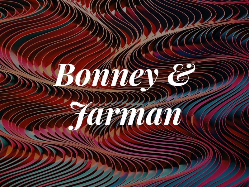 Bonney & Jarman