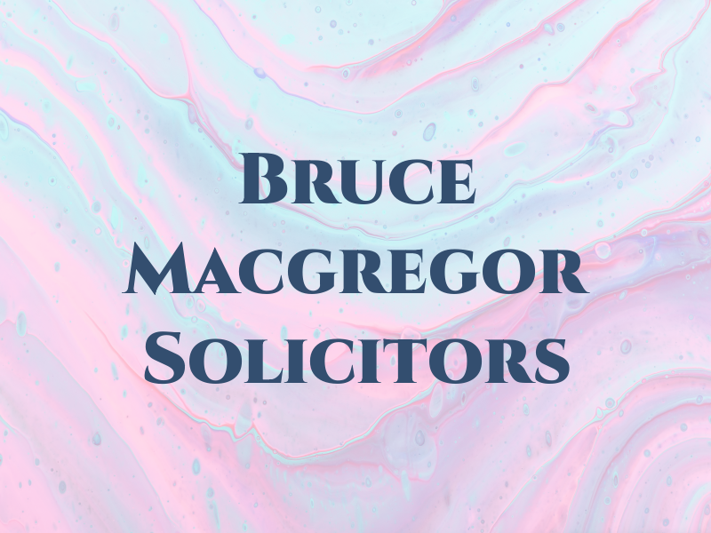 Bruce Macgregor & Co Solicitors