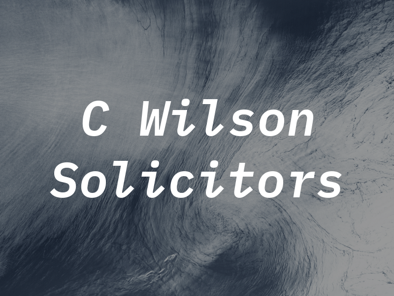 C Wilson Solicitors