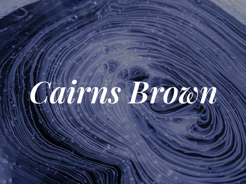 Cairns Brown