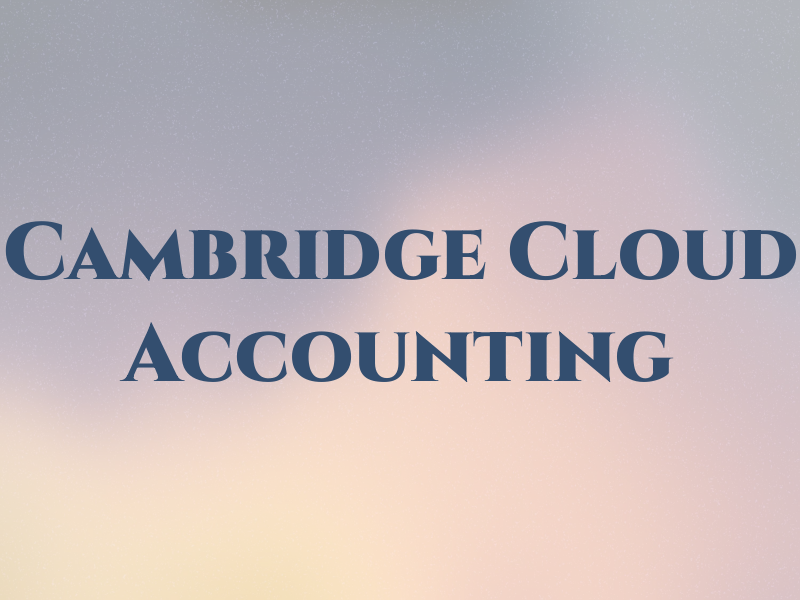 Cambridge Cloud Accounting