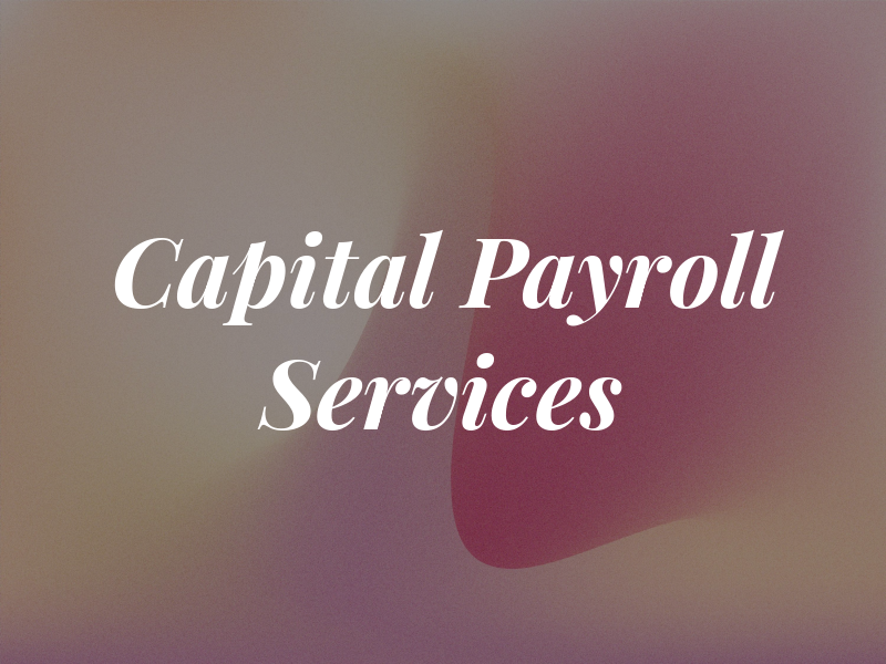 Capital Payroll Services