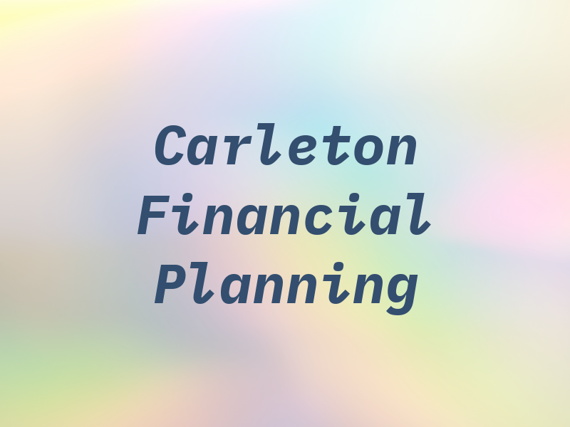 Carleton Financial Planning