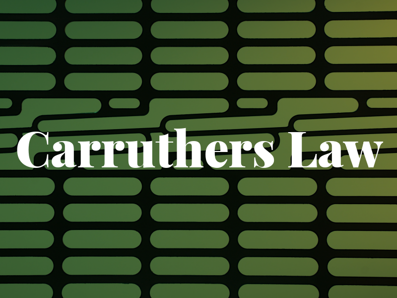 Carruthers Law