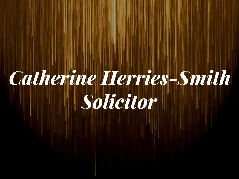 Catherine Herries-Smith Solicitor