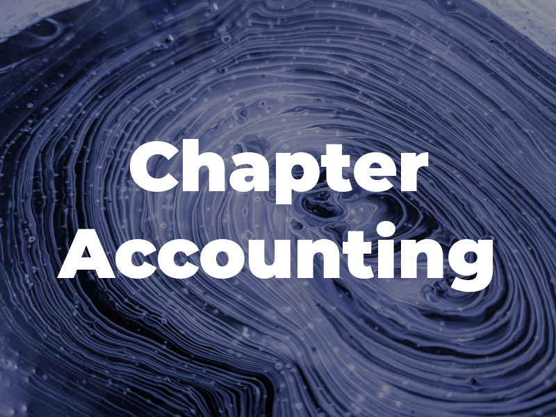 Chapter Accounting