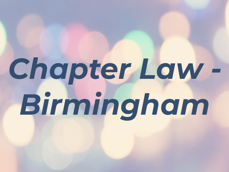 Chapter Law - Birmingham