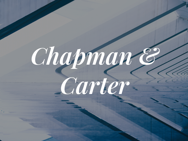 Chapman & Carter
