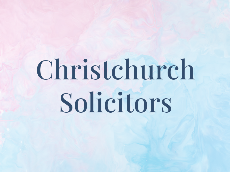 Christchurch Solicitors