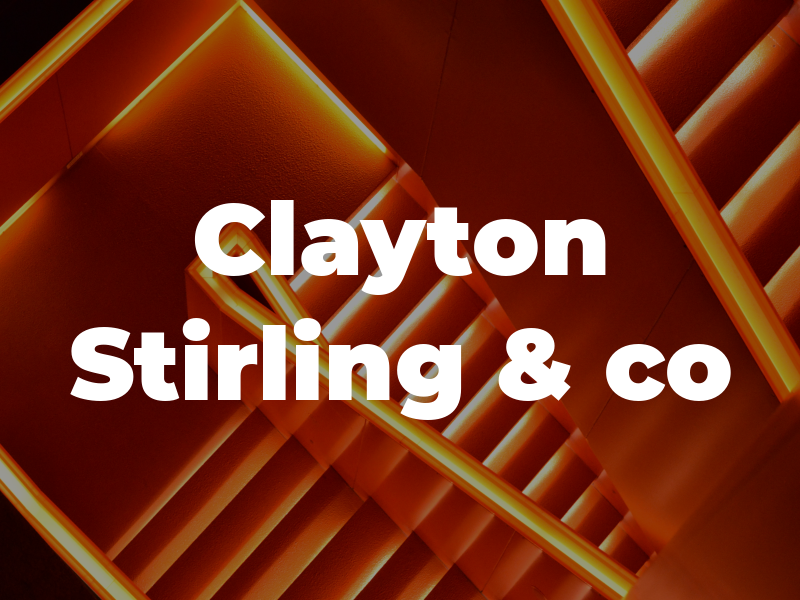 Clayton Stirling & co
