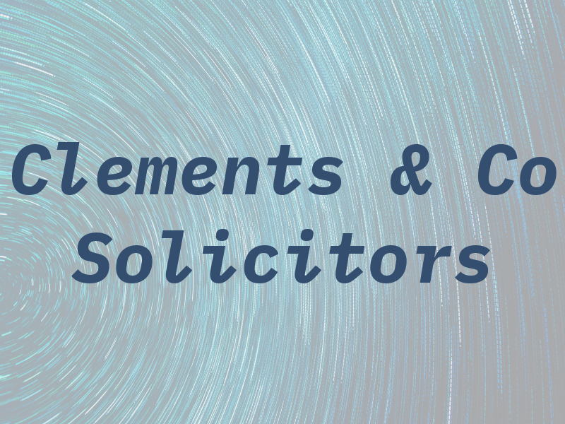 Clements & Co Solicitors