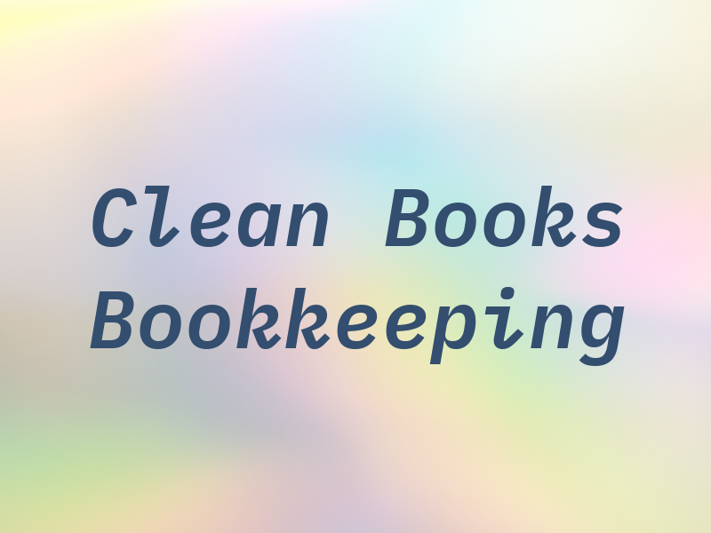 Clean Books Bookkeeping