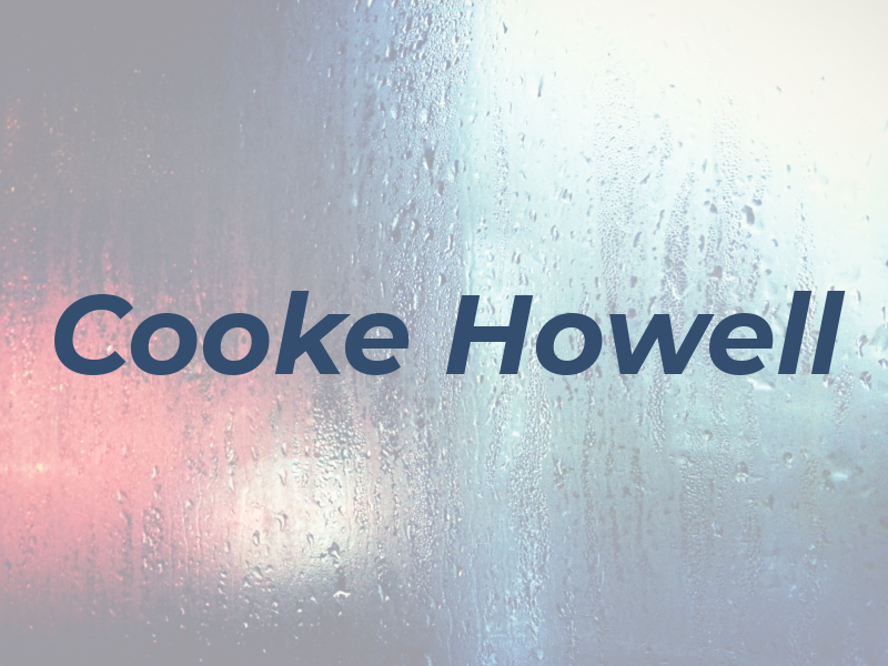 Cooke Howell