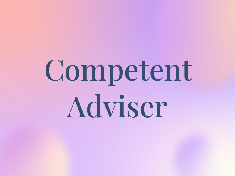Competent Adviser