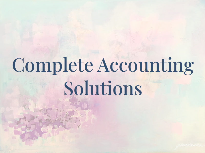 Complete Accounting Solutions