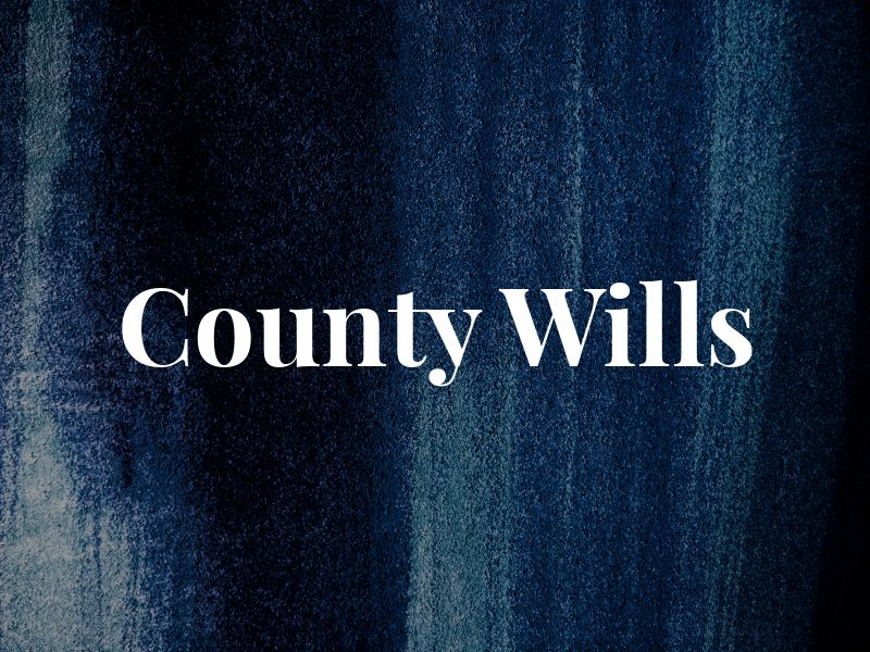 County Wills