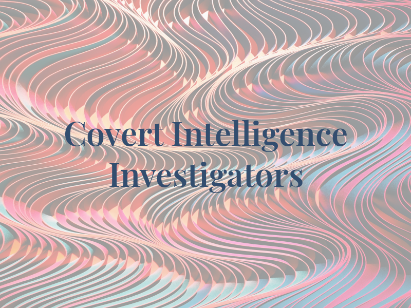 Covert Intelligence | Investigators