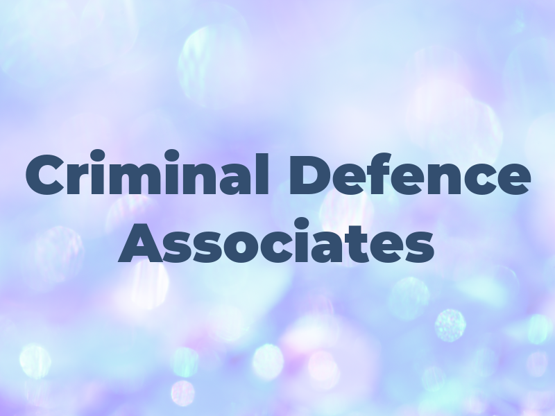 Criminal Defence Associates