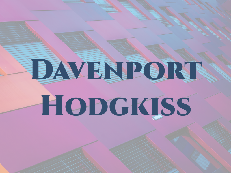 Davenport Hodgkiss