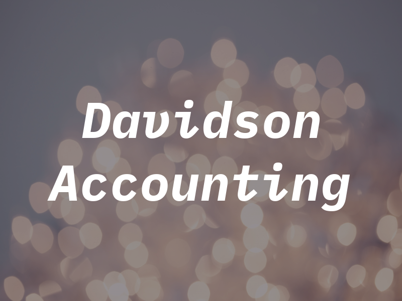Davidson Accounting