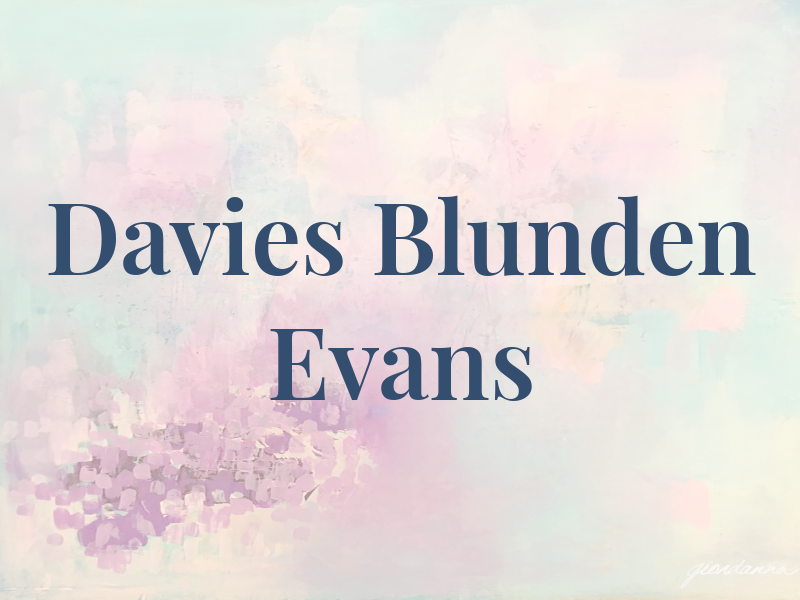 Davies Blunden and Evans