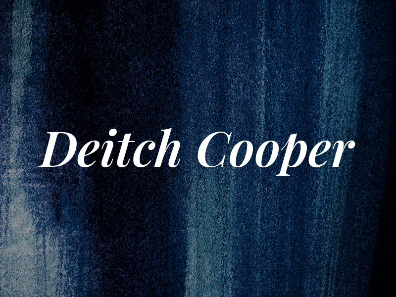 Deitch Cooper