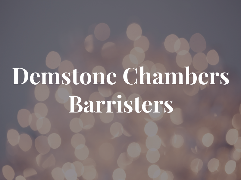 Demstone Chambers Barristers