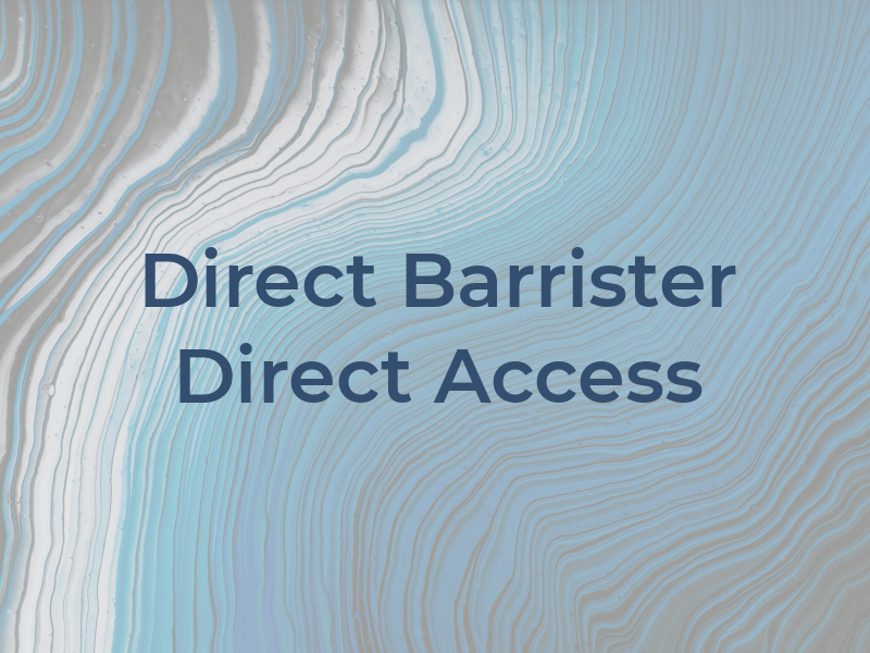 Direct 2 Barrister - Direct Access