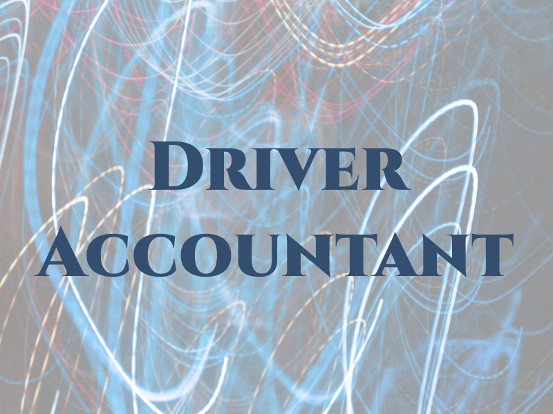 Driver Accountant