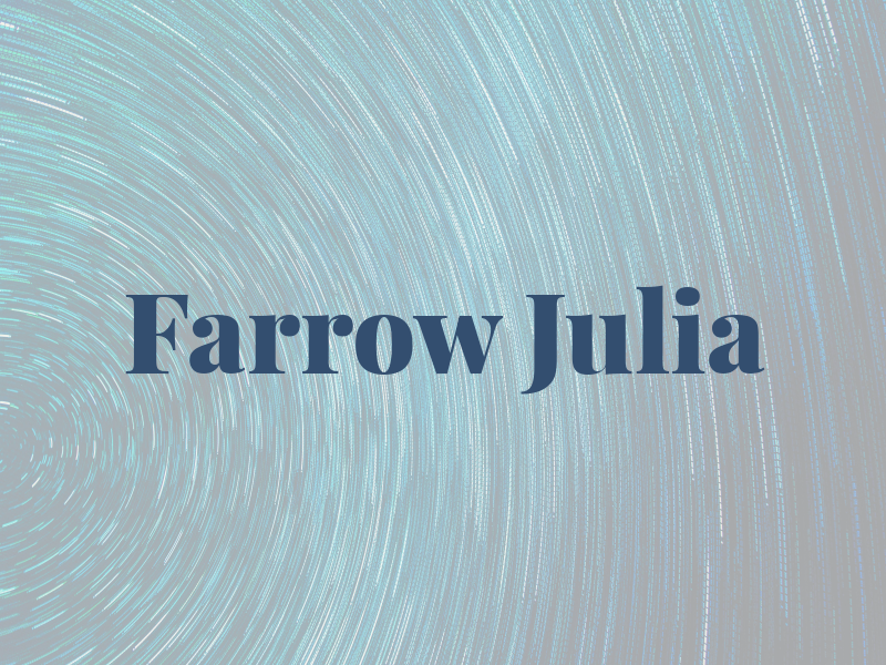 Farrow Julia