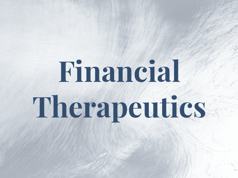 Financial Therapeutics