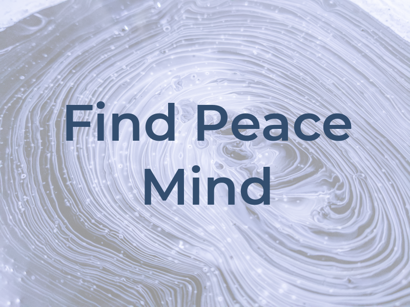 Find Peace Of Mind