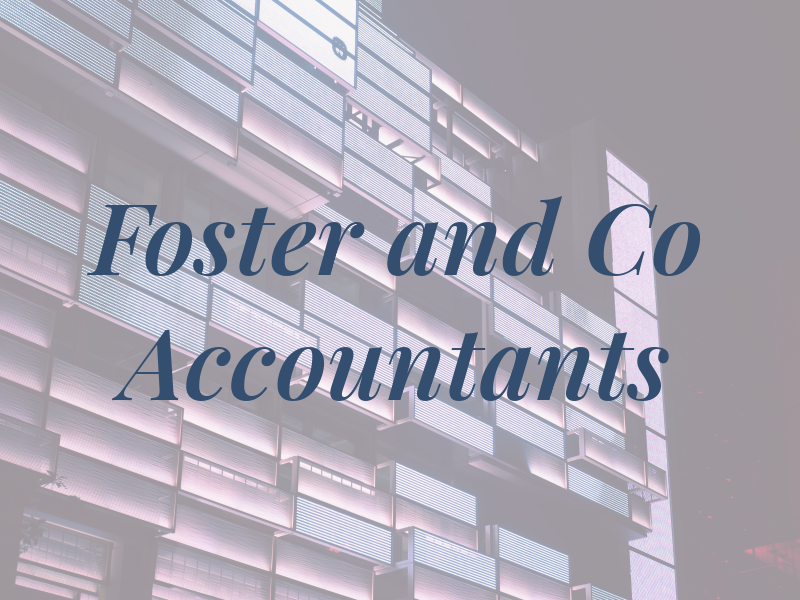 Foster and Co Accountants