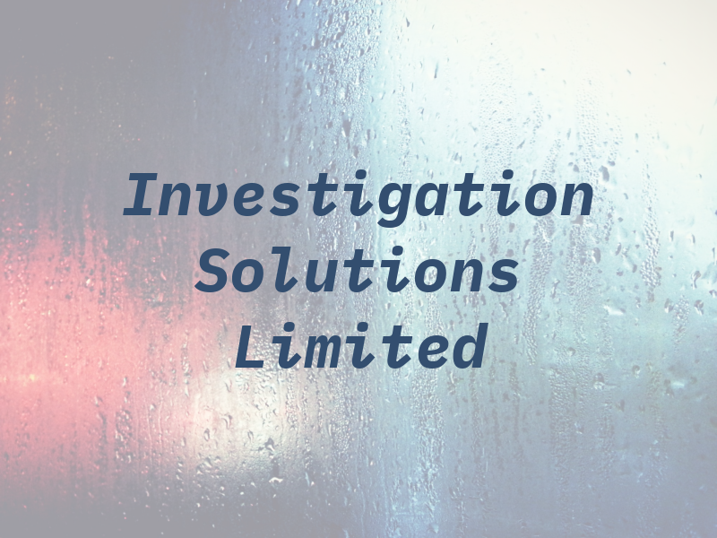 G4S Investigation Solutions Limited