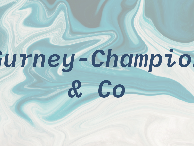 Gurney-Champion & Co