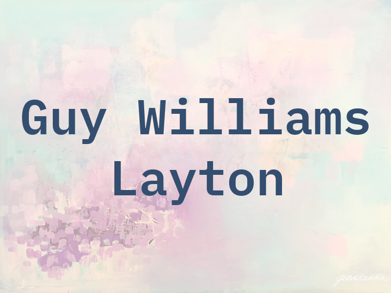 Guy Williams Layton