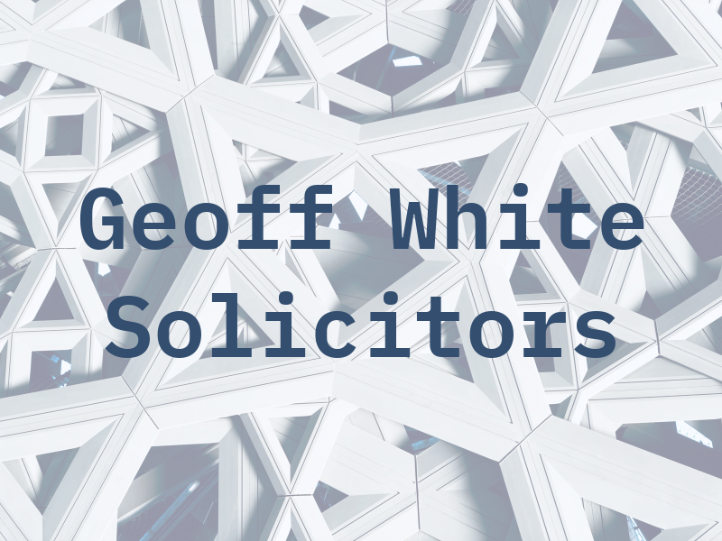 Geoff White Solicitors