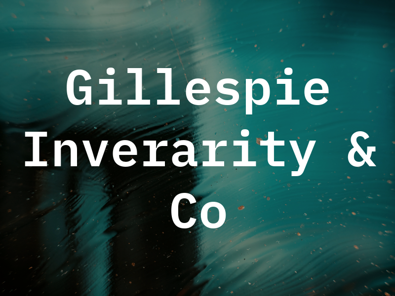 Gillespie Inverarity & Co