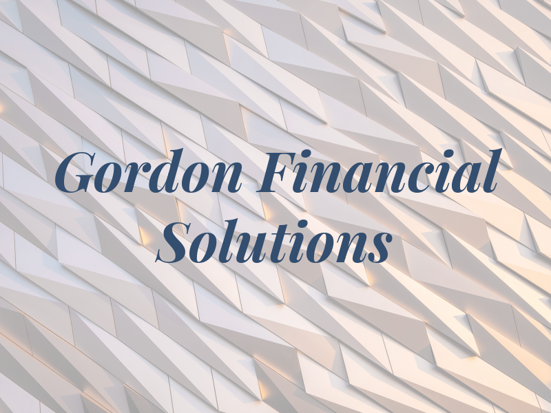 Gordon Financial Solutions