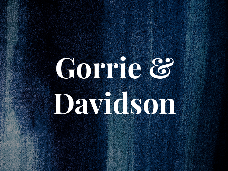Gorrie & Davidson