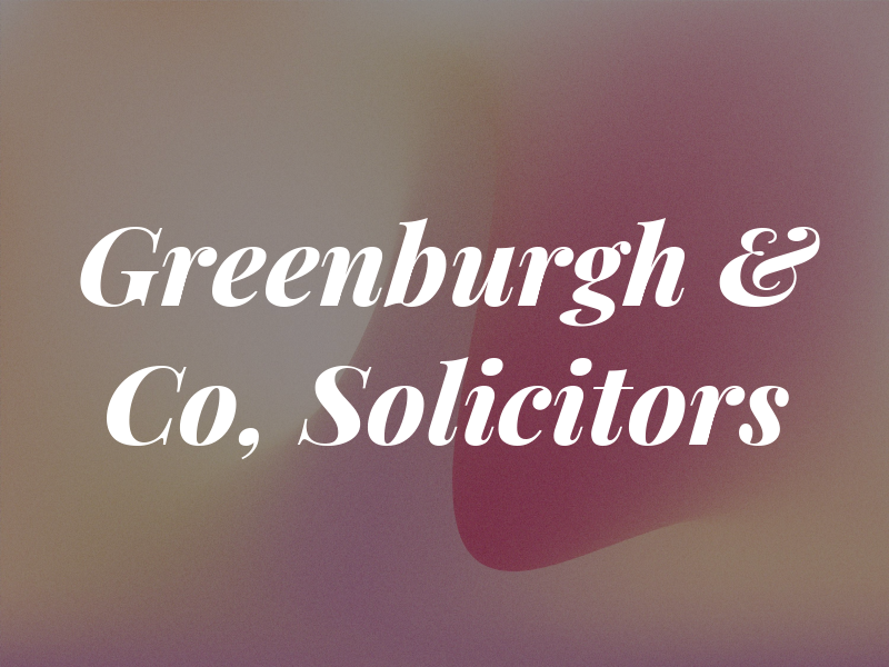 Greenburgh & Co, Solicitors