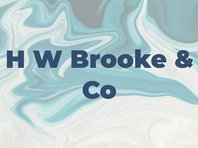 H W Brooke & Co