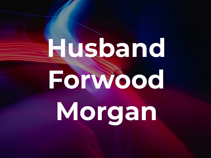 Husband Forwood Morgan