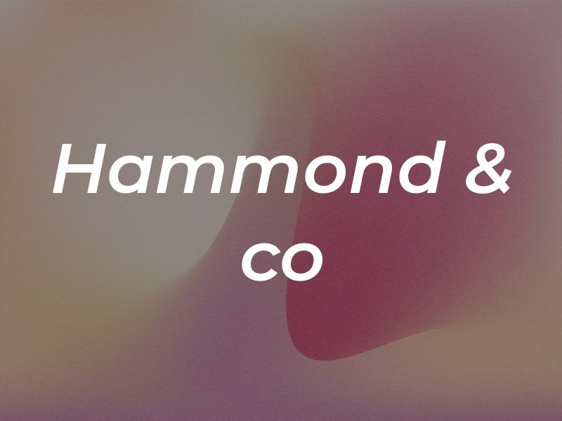 Hammond & co