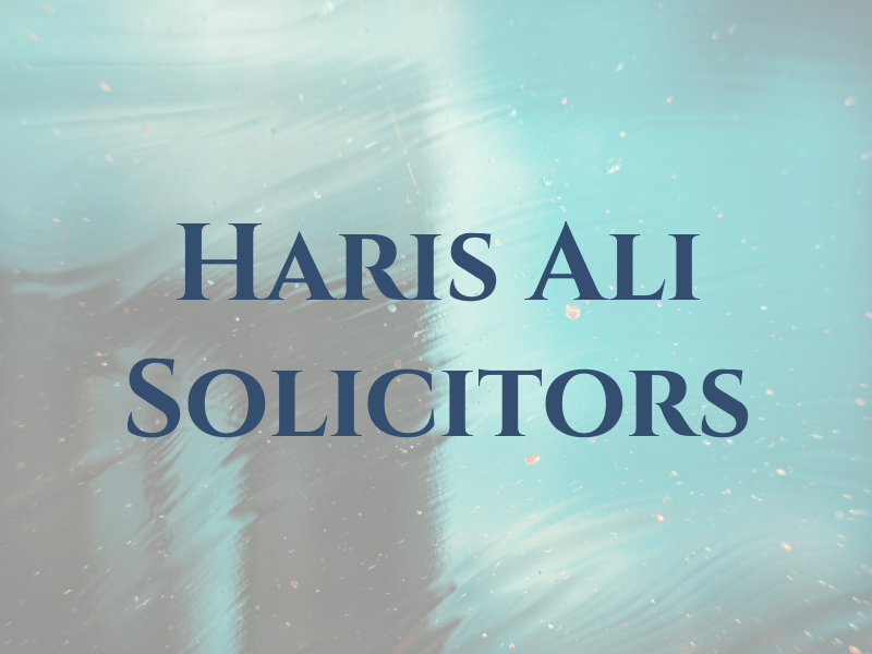 Haris Ali Solicitors