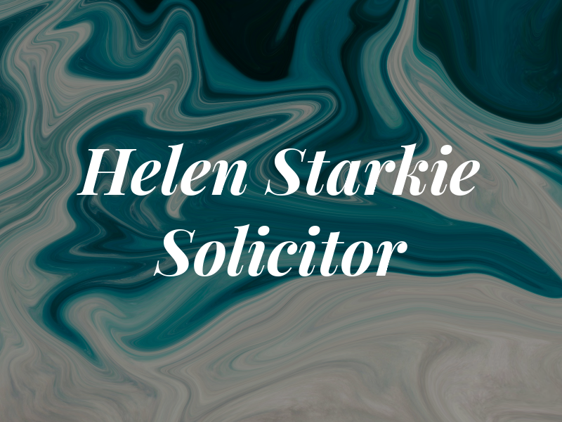Helen Starkie Solicitor