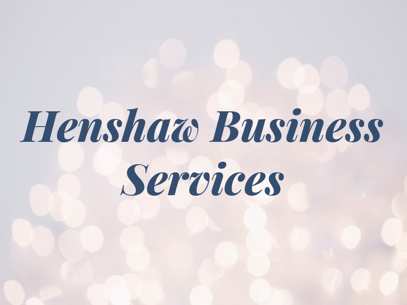 Henshaw Business Services